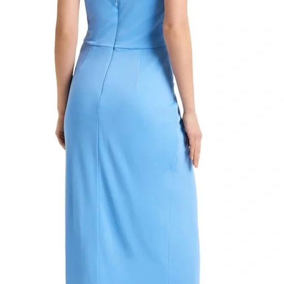 Cinq à Sept Strapless Blue Dress - Picture 2 of 7